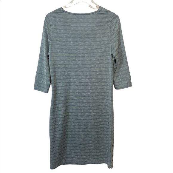 Dubarry Dress Ennis Cowl Neck 3/4 Sleeve Sage Green Size 36 - Picture 4 of 7